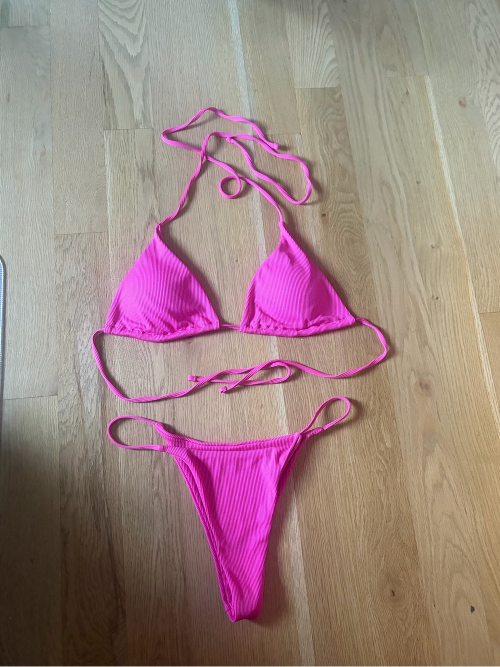 Pink bikini